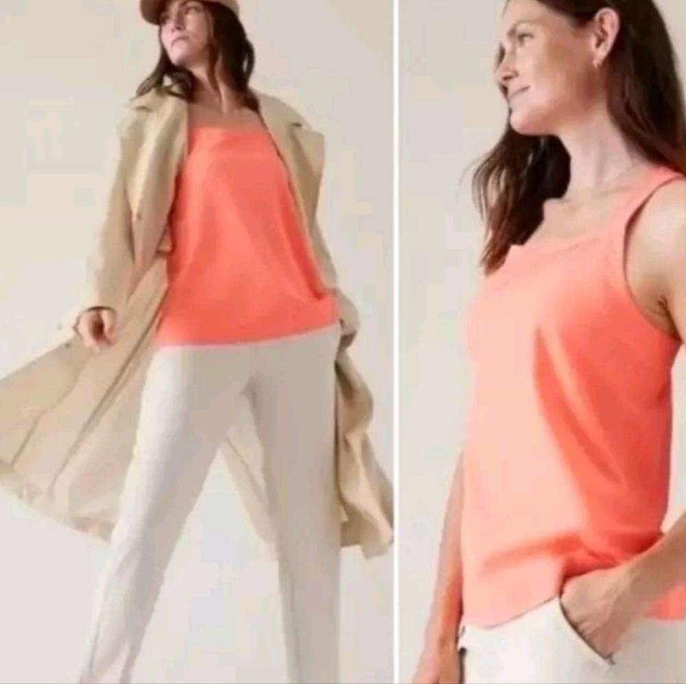 Athleta Arrival Tank Coral Size XS